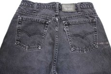 画像5: 90s カナダ製 Levi'sリーバイス 56414 ブラック デニムパンツ フェード w33★SDP2520 (5)