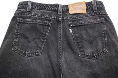 画像5: 90s USA製 Levi'sリーバイス 553 ブラック デニムパンツ w36 L32★SDP2522  (5)