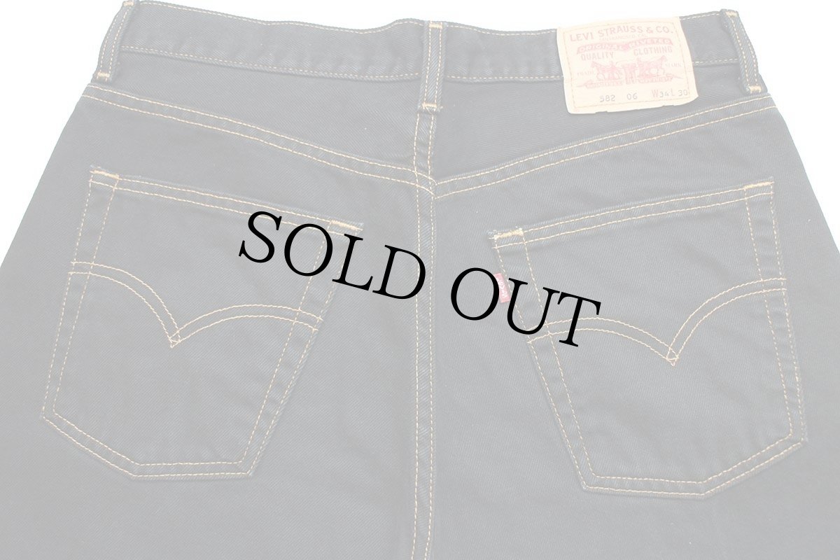 画像5: 00s Levi'sリーバイス 582 ブラック デニムパンツ w34★SDP2525 ユーロ (5)