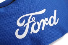 画像2: Fordフォード ロゴ ナイロン ウエストポーチ 青★ウエストバッグ (2)