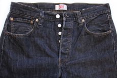 画像4: メキシコ製 Levi'sリーバイス 501 先染め ブラック デニムパンツ w34 L34★SDP2479 (4)