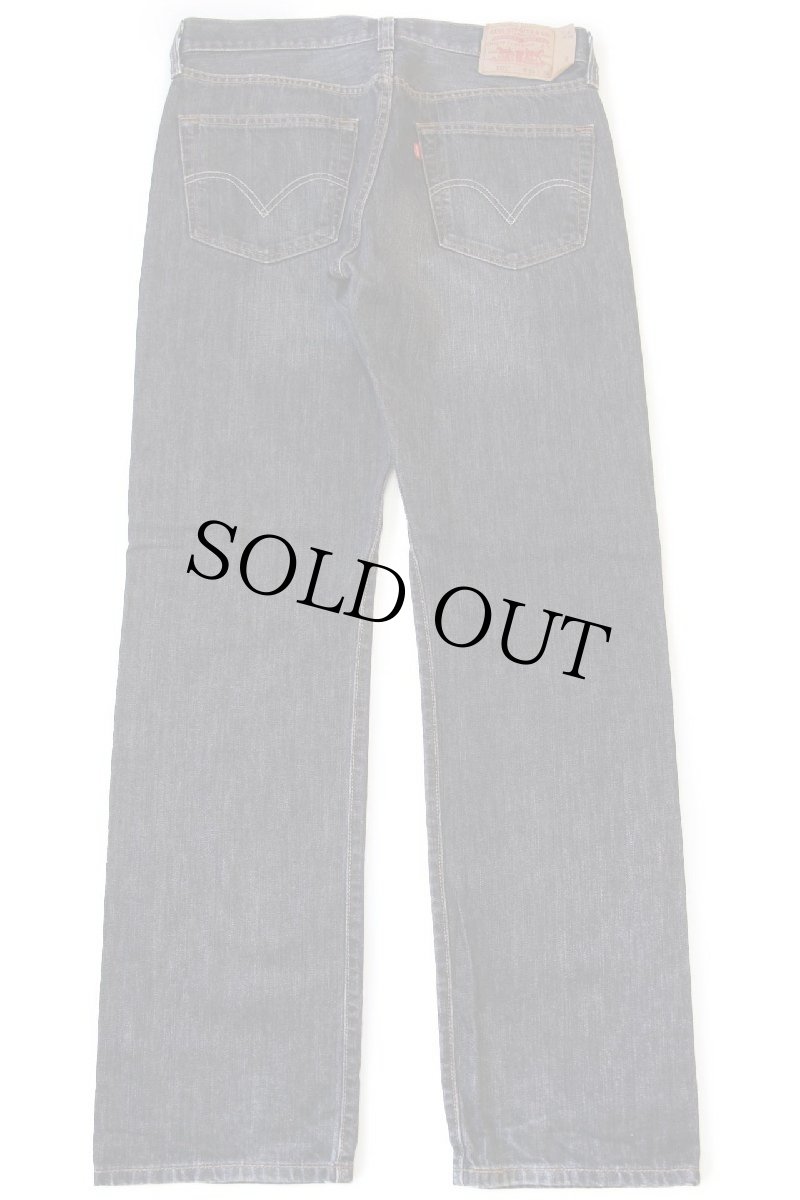 画像3: メキシコ製 Levi'sリーバイス 501 先染め ブラック デニムパンツ w34 L34★SDP2479 (3)