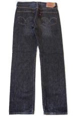 画像3: メキシコ製 Levi'sリーバイス 501 先染め ブラック デニムパンツ w34 L34★SDP2479 (3)