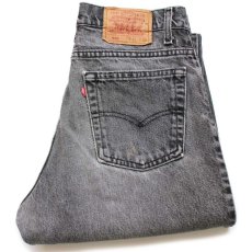 画像1: 90s USA製 Levi'sリーバイス 550 ブラック デニムパンツ フェード w31 L30★SDP2515 (1)