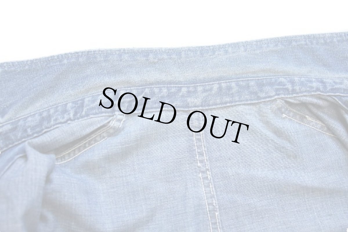 画像7: 40s UNKNOWN 大戦モデル 月桂樹ボタン インディゴ デニム カバーオール (7)