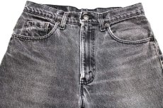 画像4: 90s USA製 Levi'sリーバイス 550 ブラック デニムパンツ フェード w31 L30★SDP2515 (4)