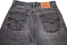 画像5: 90s USA製 Levi'sリーバイス 550 ブラック デニムパンツ フェード w31 L30★SDP2515 (5)