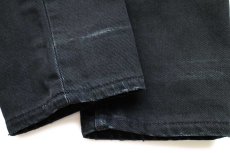 画像9: 90s フランス製 Levi'sリーバイス 534 ブラック デニムパンツ w31 L32★SDP2518 ユーロ (9)