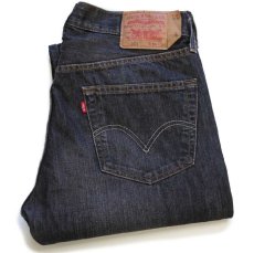 画像1: メキシコ製 Levi'sリーバイス 501 先染め ブラック デニムパンツ w34 L34★SDP2479 (1)