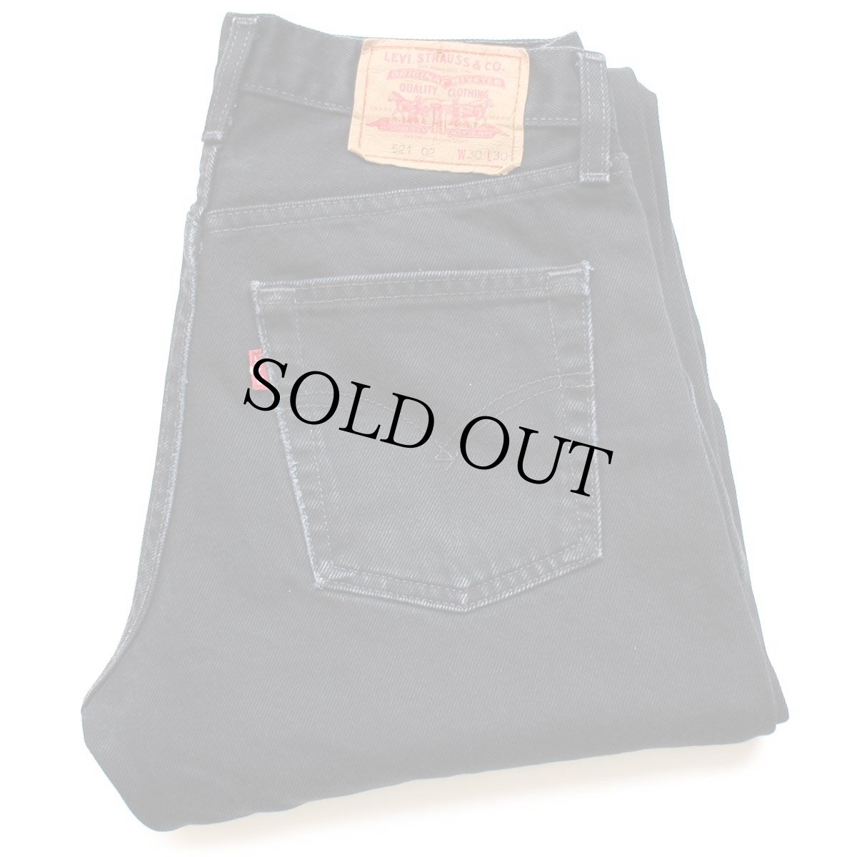 画像1: 00s 英国製 Levi'sリーバイス 521 ブラック デニムパンツ ペンキ飛び w30 L30★SDP2519 ユーロ (1)
