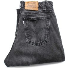 画像1: 90s USA製 Levi'sリーバイス 553 ブラック デニムパンツ w36 L32★SDP2522  (1)