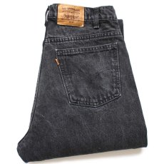 画像1: 90s カナダ製 Levi'sリーバイス 619 ブラック デニムパンツ w34 L32★SDP2521 (1)