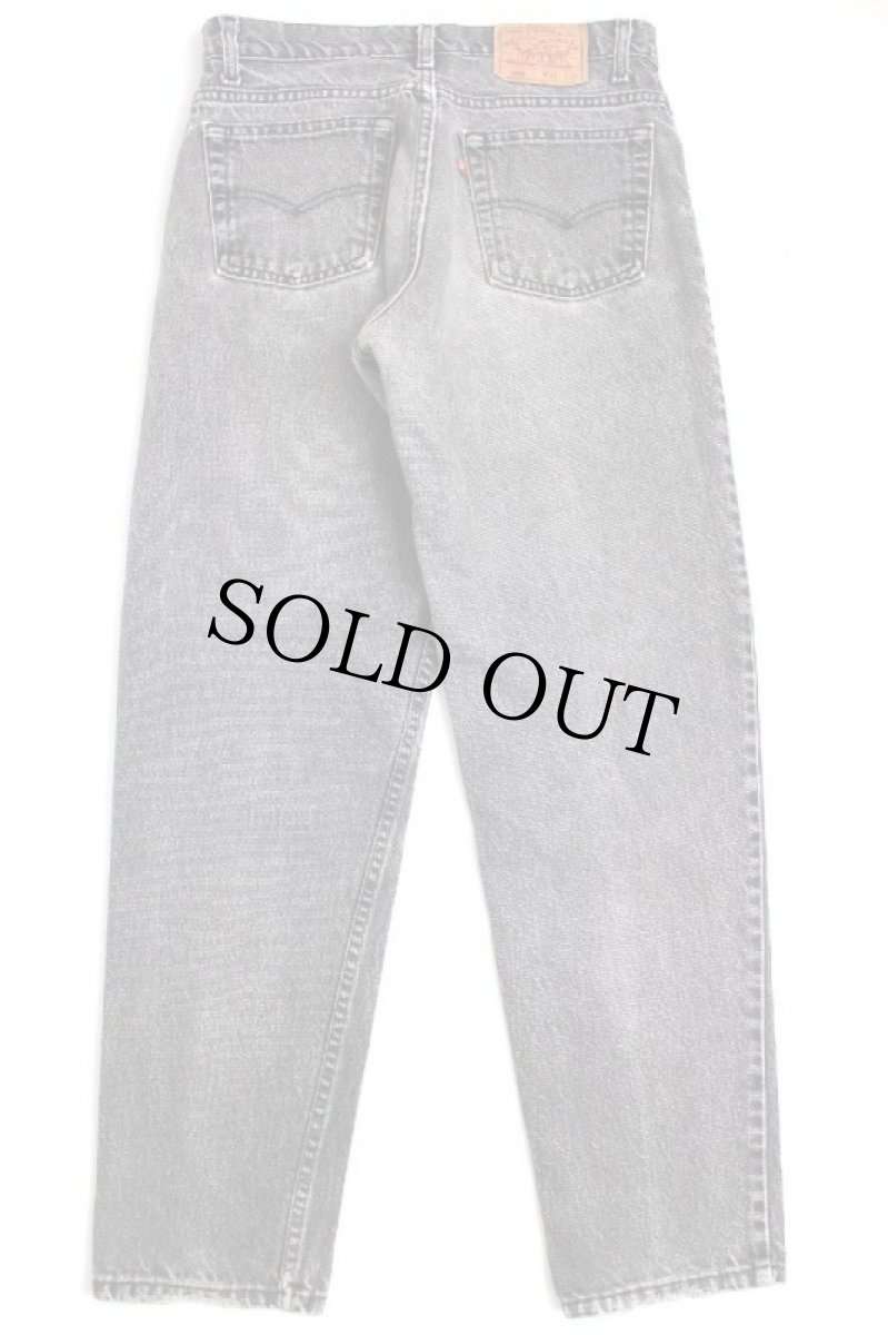 画像3: 90s USA製 Levi'sリーバイス 550 ブラック デニムパンツ フェード w31 L30★SDP2515 (3)