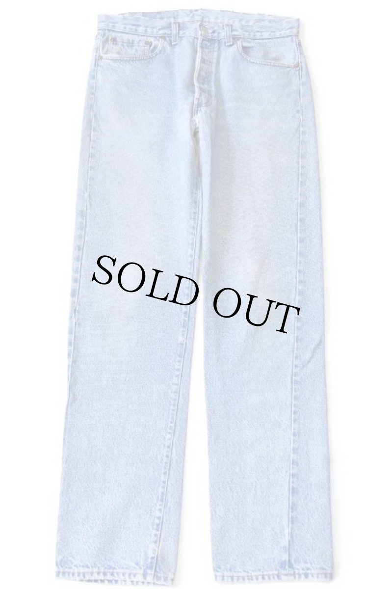 画像2: 80s USA製 Levi'sリーバイス 501 ダメージ デニムパンツ w34 L34 (2)