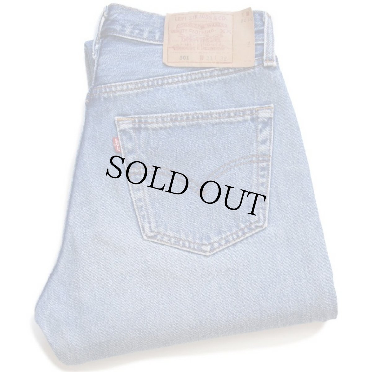 画像1: 90s USA製 Levi'sリーバイス 501 デニムパンツ w31★97 (1)