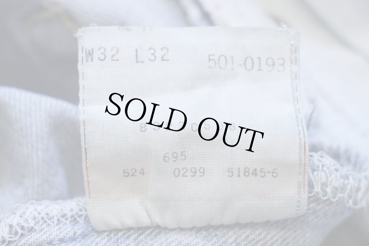 画像7: 90s USA製 Levi'sリーバイス 501 デニムパンツ w32 L32★96 (7)