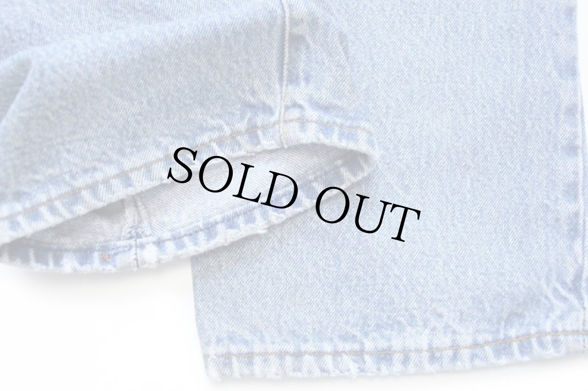 画像10: 80s USA製 Levi'sリーバイス 501 ダメージ デニムパンツ w34 L34 (10)