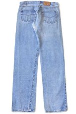 画像3: 80s USA製 Levi'sリーバイス 501 ダメージ デニムパンツ w34 L34 (3)