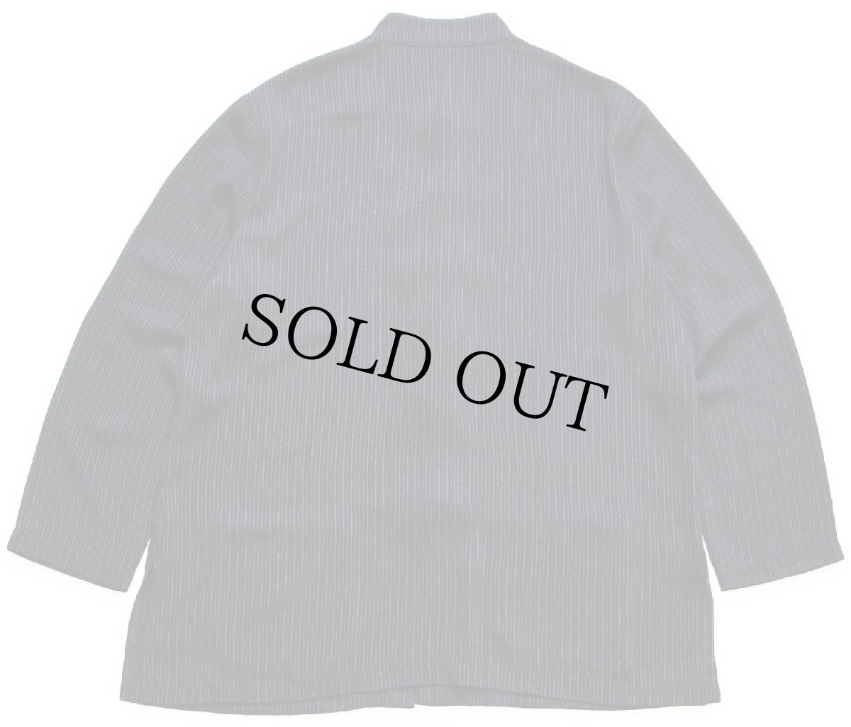 画像2: 90s CHICO'S DESIGN ランダムストライプ スタンドカラー レーヨン混 チャイナシャツ 黒 3 (2)