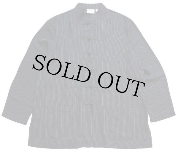 ISSEY MIYAKE MEN チャイナジャケット　ストライプ FASCINATE ファッション ISSEY MIYAKE MEN チャイナジャケット ストライプ