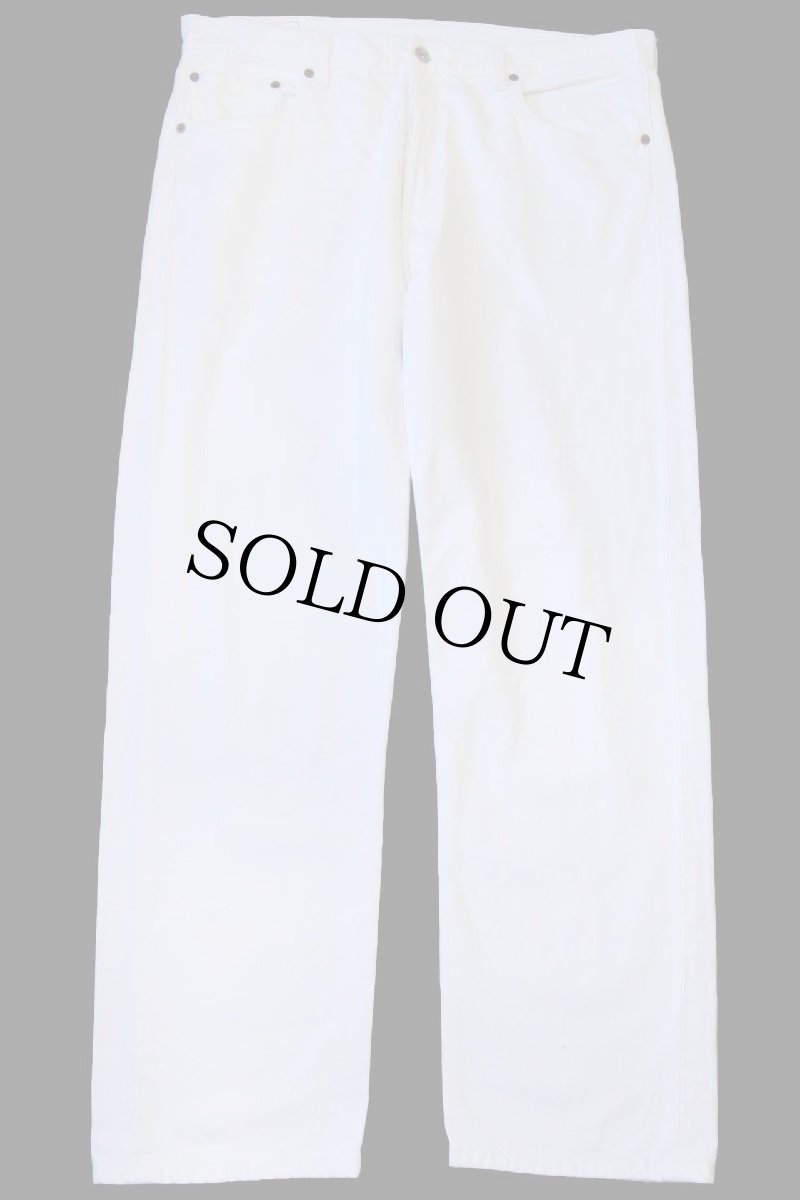 画像2: 00s メキシコ製 Levi'sリーバイス 501 ホワイト デニムパンツ w38 L30 (2)