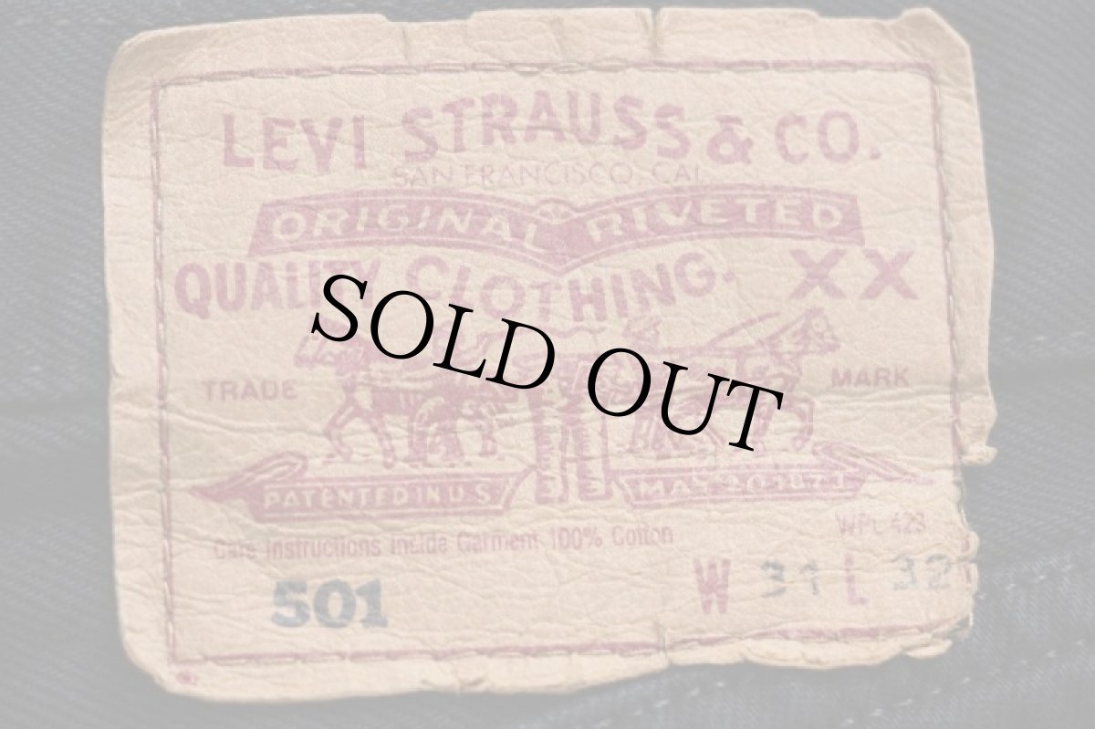 画像6: 90s 英国製 Levi'sリーバイス 501 後染め ブラック デニムパンツ w31 L32★SDP2486 ユーロ (6)