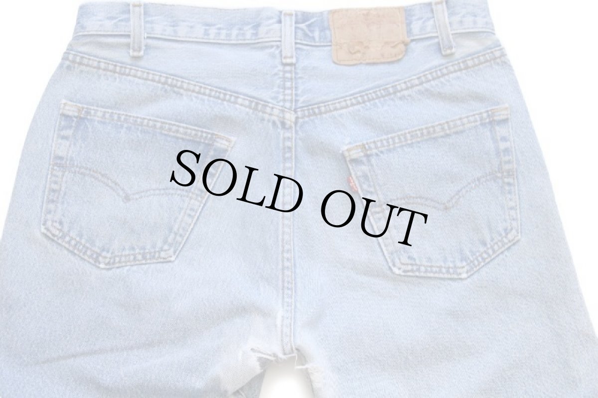 画像5: 80s USA製 Levi'sリーバイス 501 ダメージ デニムパンツ w34 L34 (5)