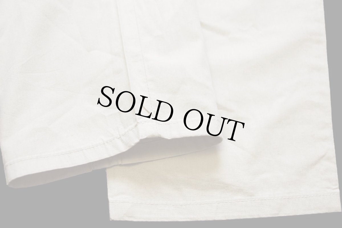 画像8: デッドストック★90s イタリア製 benettonベネトン コットンポプリン パンツ カーキ 48 (8)