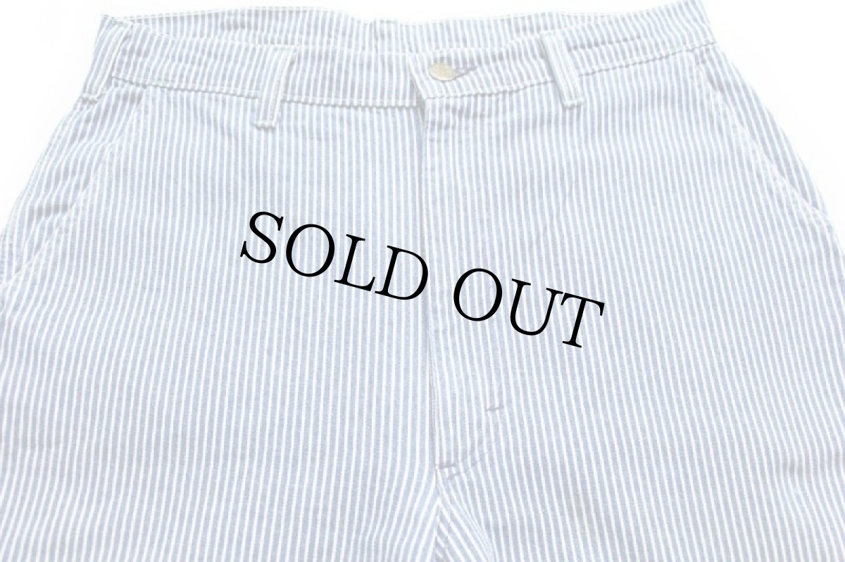 画像4: 90s USA製 OSHKOSH B'GOSH ヒッコリー ストライプ コットン ペインターパンツ w31 (4)