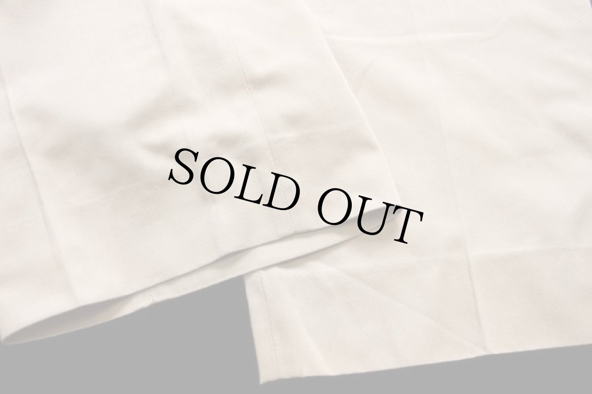 画像7: 80s フランス製 CHEMISE LACOSTE ラコステ LOISIRS ツータック スラックス パンツ カーキ 50 (7)