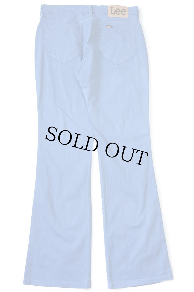 画像3: Leeリー FLARE ストレッチ フレア パンツ スカイブルー 30-31★ユーロ (3)