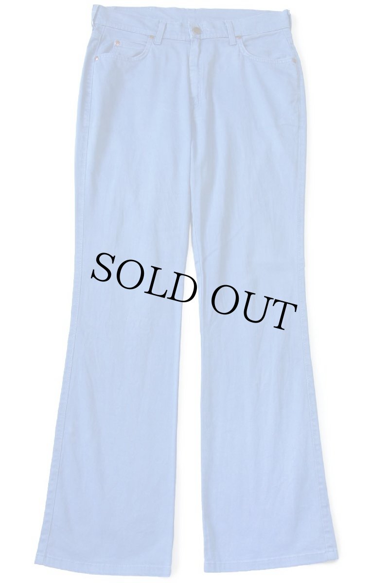 画像2: Leeリー FLARE ストレッチ フレア パンツ スカイブルー 30-31★ユーロ (2)