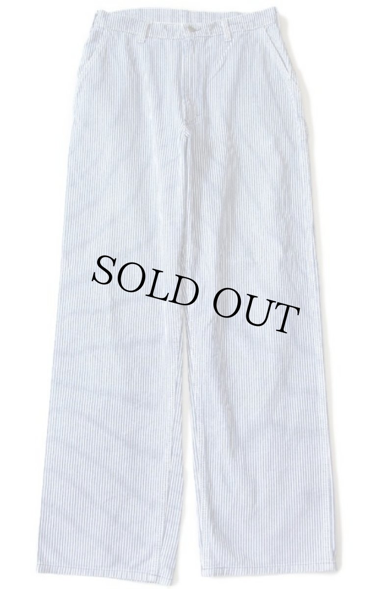 画像2: 90s USA製 OSHKOSH B'GOSH ヒッコリー ストライプ コットン ペインターパンツ w31 (2)