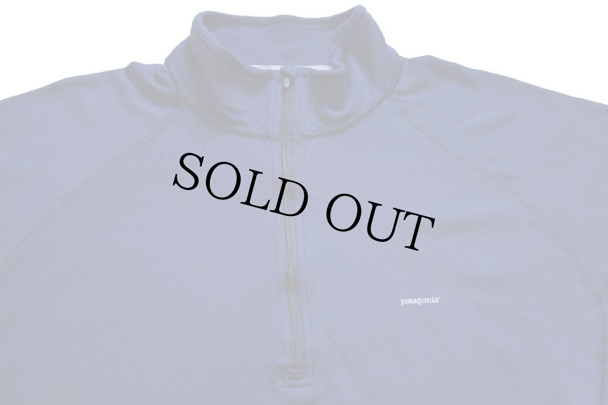 画像3: 00s patagoniaパタゴニア CAPILENEキャプリーン ハイネック ハーフジップ アンダーシャツ 紺 XL (3)