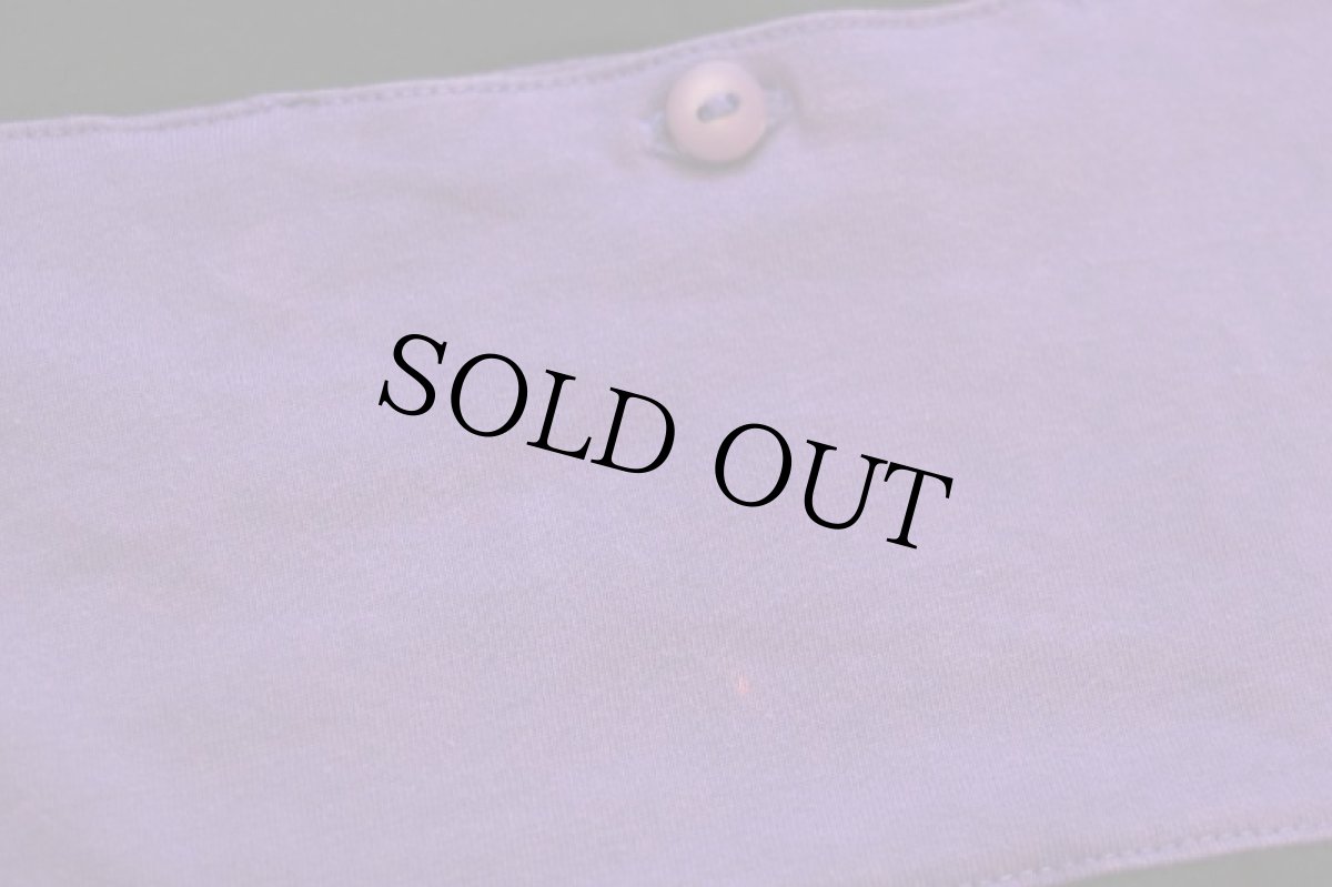 画像5: 80s MEMBERS ONLYメンバーズオンリー モックネック マルチカラー 太ボーダー コットン長袖Tシャツ 黒×緑×紫 XL (5)