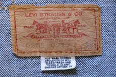 画像4: 70s USA製 Levi'sリーバイス 70505 サンダーバード刺繍 ブリーチ デニムジャケット 38 (4)