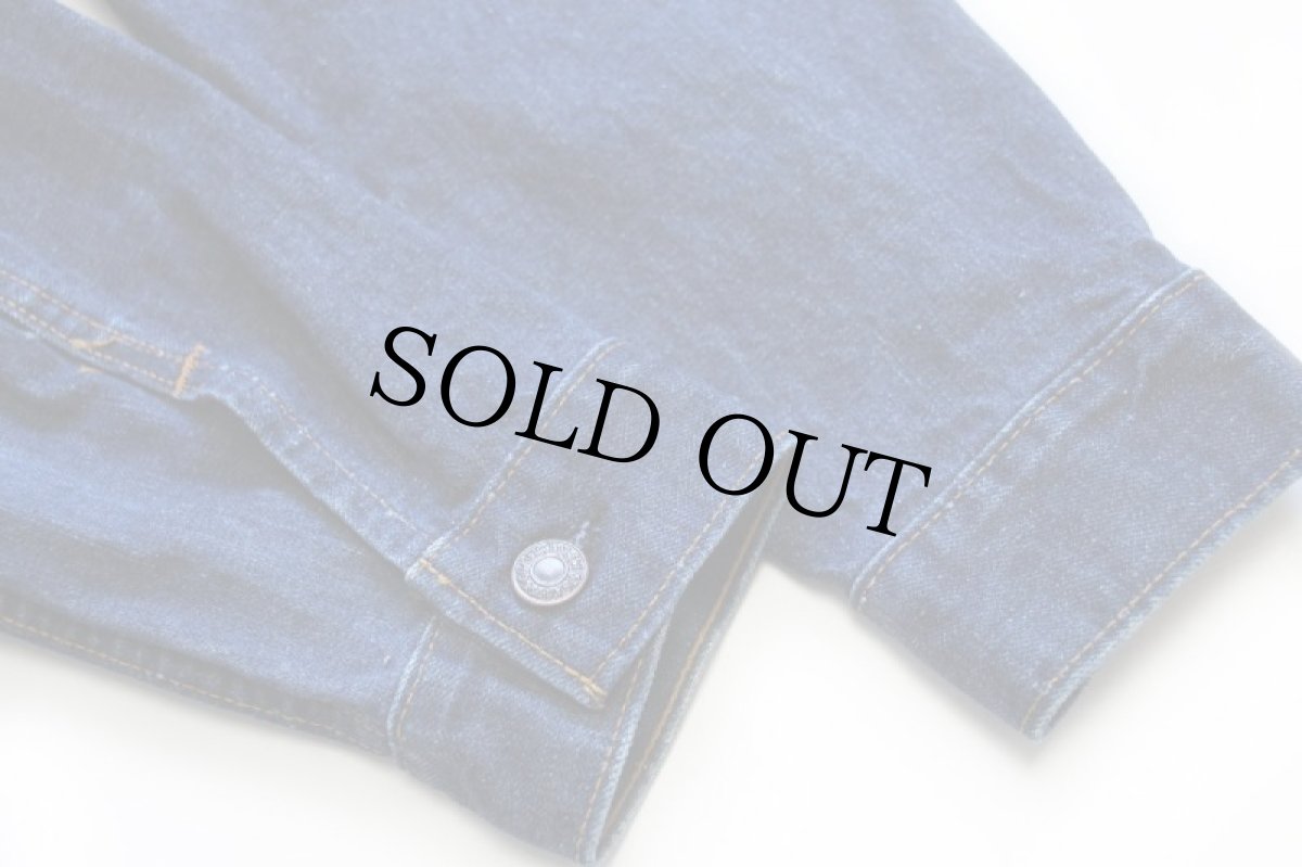 画像7: 70s USA製 Levi'sリーバイス 70505 サンダーバード刺繍 ブリーチ デニムジャケット 38 (7)