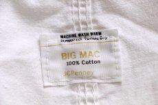 画像4: 70s JCPenney BIGMACビッグマック 山ポケ コットン オーバーオール 生成り w33 (4)