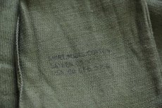 画像5: 60s 米軍 U.S.ARMY コットンサテン ユーティリティシャツ オリーブグリーン 15.5 (5)