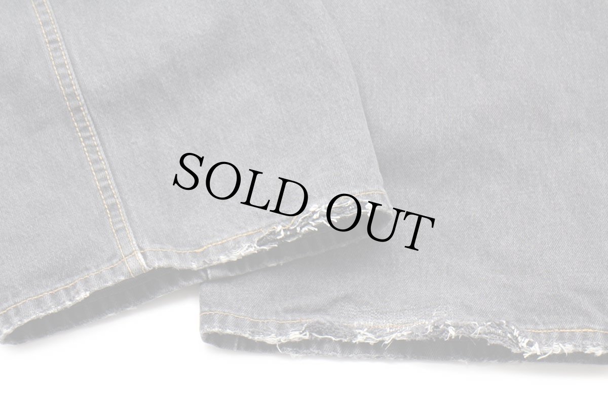 画像8: 00s Levi'sリーバイス 569 先染め ブラック デニムパンツ フェード w36 L32★SDP2585 (8)