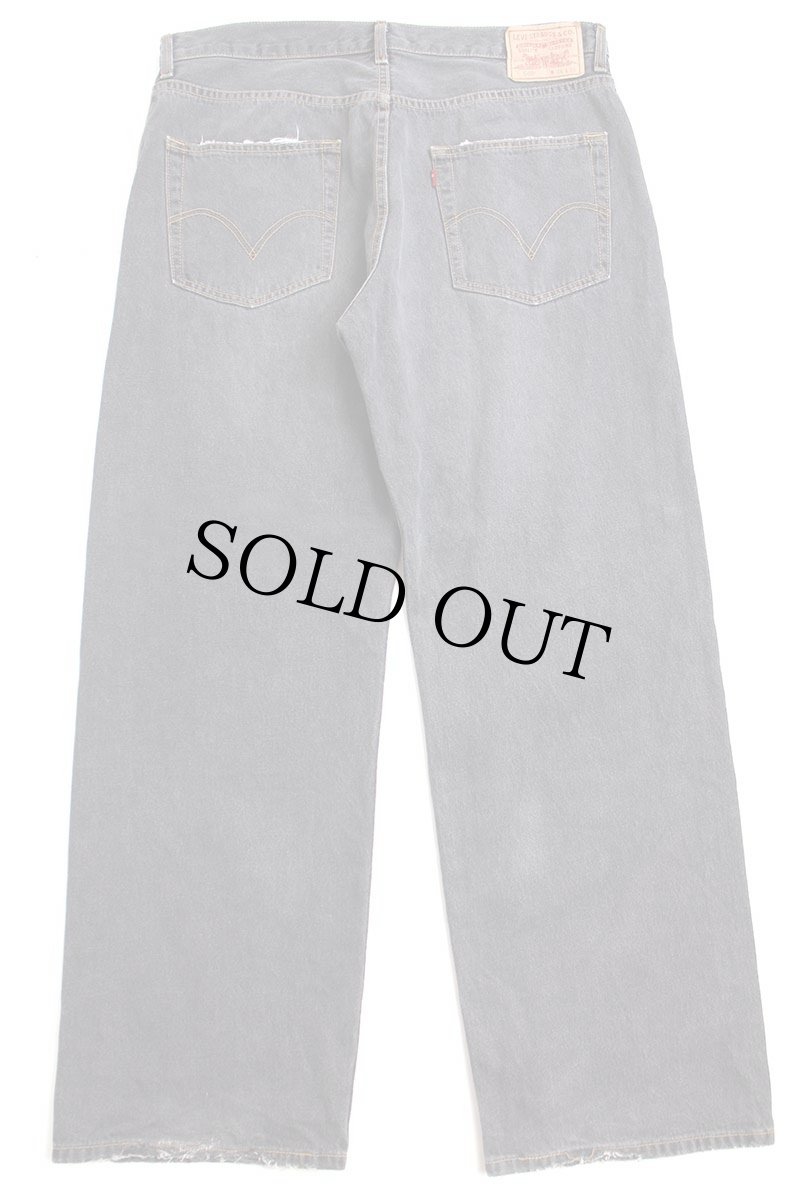 画像3: 00s Levi'sリーバイス 569 先染め ブラック デニムパンツ フェード w36 L32★SDP2585 (3)