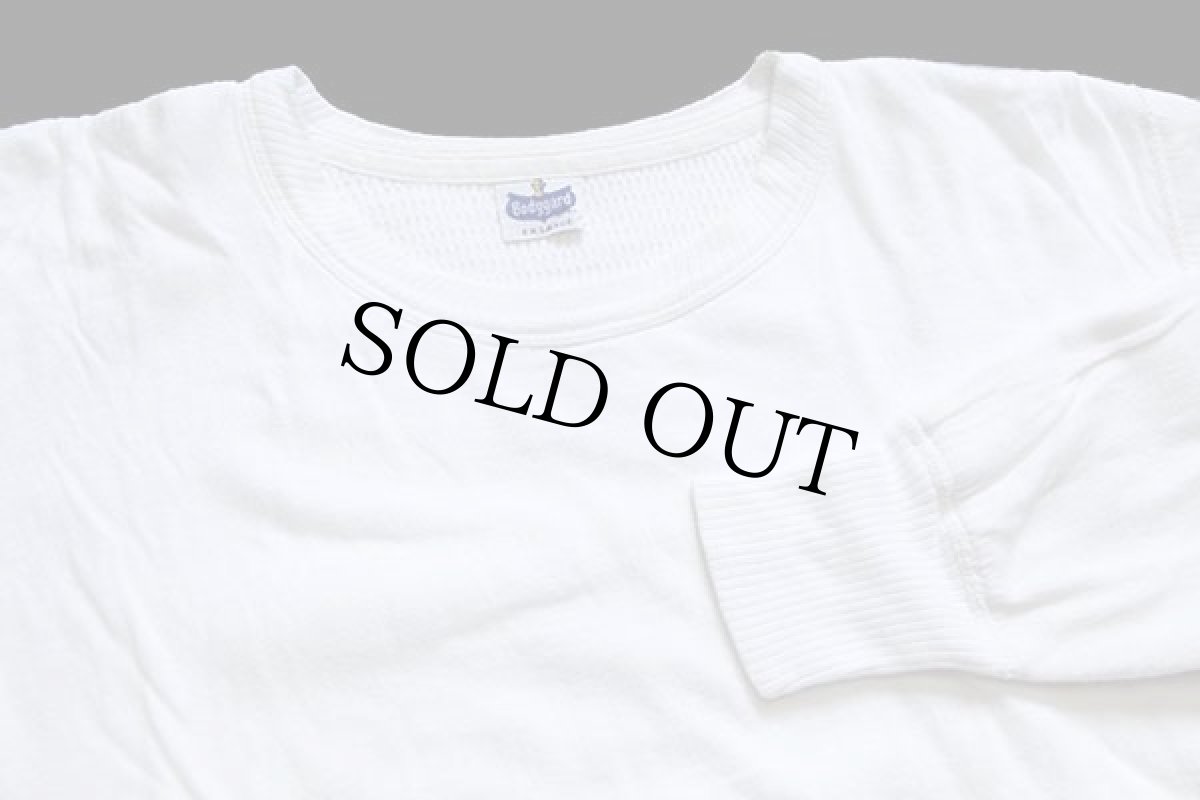 画像3: 50s Bodygard 針抜きリブ 2レイヤー サーマルライナー アンダーシャツ 白 (3)