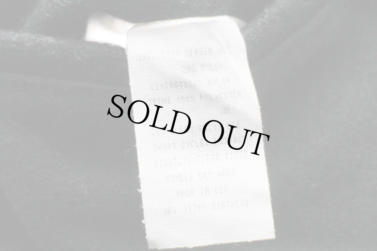 画像6: 90s USA製 HOLLOWAY Cheerleader パッチ付き メルトン ウール スタジャン ブラック M (6)