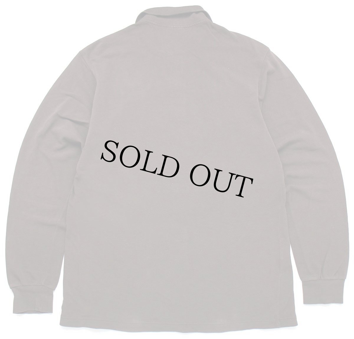 画像2: 90s LACOSTEラコステ ワンポイント コットン 鹿の子 長袖ポロシャツ 焦げ茶 4★81 (2)