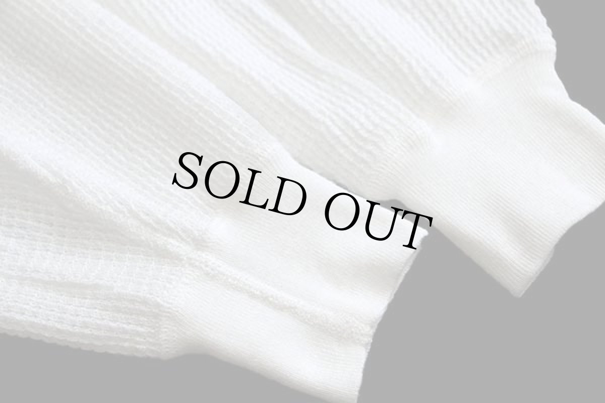 画像5: 00s 米軍 USAF CWU-44/P モックネック アラミド サーマルシャツ ナチュラル L (5)