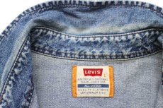 画像4: 90s Levi'sリーバイス デニム ウエスタンシャツ L★ユーロ (4)