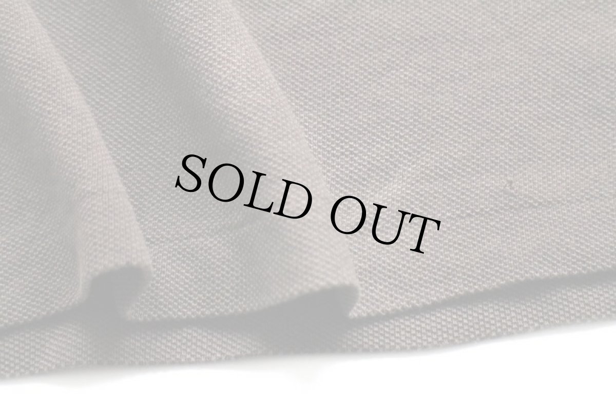 画像5: 90s LACOSTEラコステ ワンポイント コットン 鹿の子 長袖ポロシャツ 焦げ茶 6★83 (5)