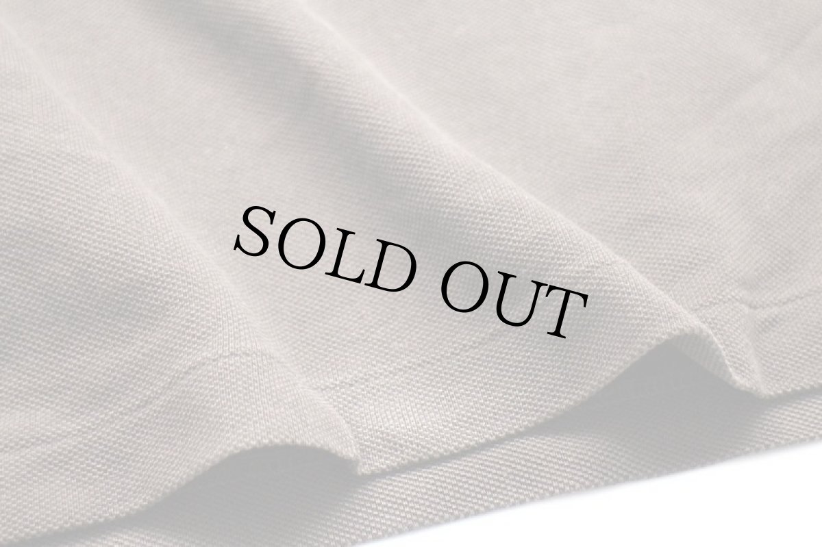 画像5: 90s LACOSTEラコステ ワンポイント コットン 鹿の子 長袖ポロシャツ 焦げ茶 4★81 (5)