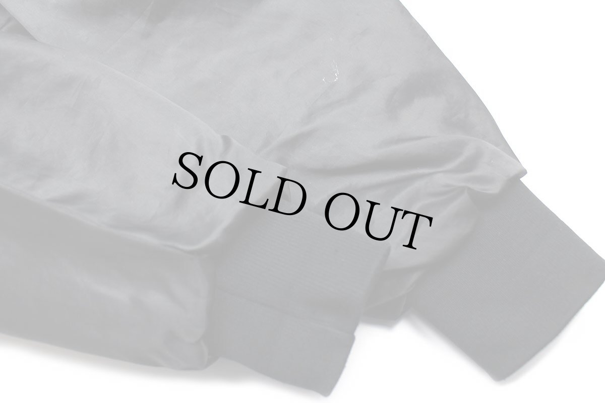 画像8: 90s USA製 TAZMANIAN freight forwarding inc. 刺繍 ナイロンジャケット 黒 L (8)