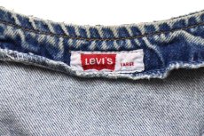 画像4: 90s Levi'sリーバイス 70606 デニムベスト★ユーロ (4)